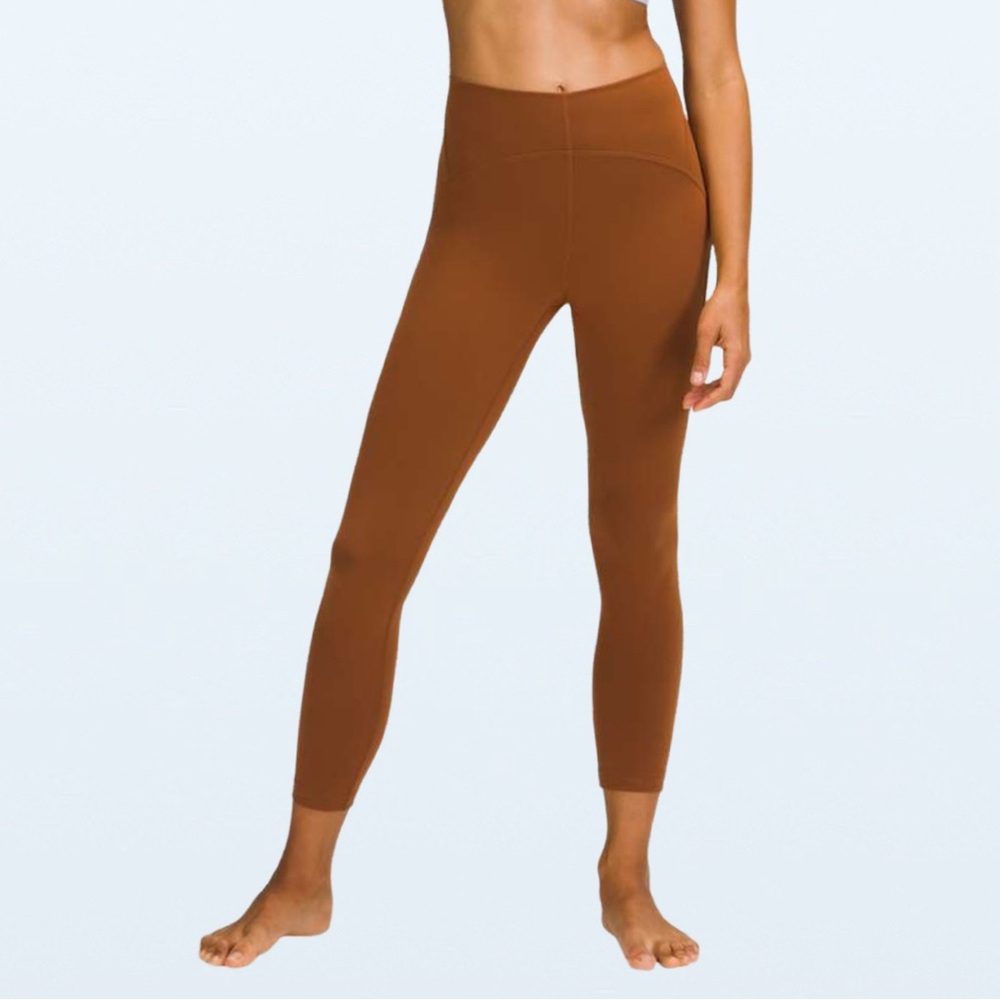 Lululemon (Like New) Instill High-Rise Tight 25" in Copper Brown, Size 2